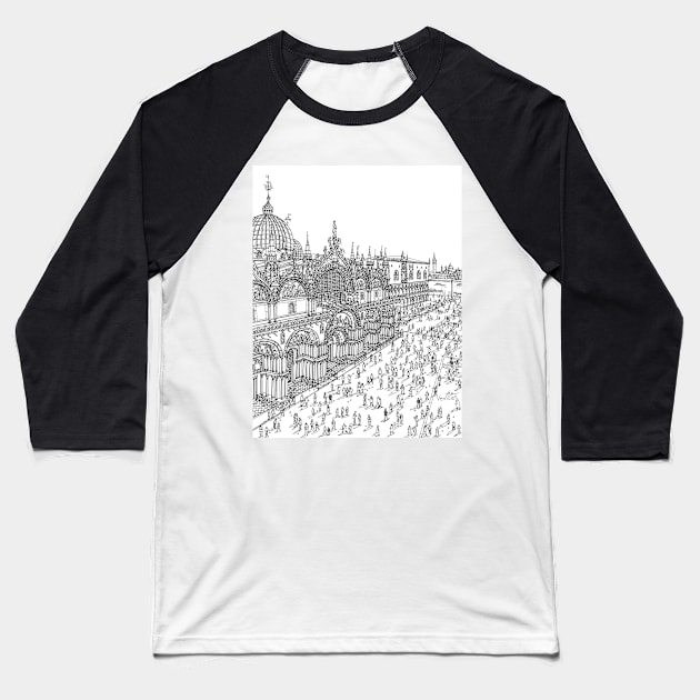 Venice Baseball T-Shirt by valery in the gallery